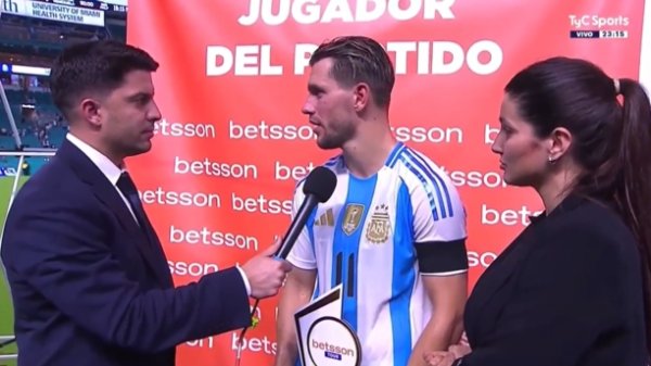 Lo Celso: Tôi rất vui khi lạ