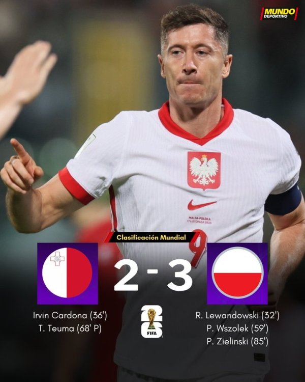 Ba Lan hạ Malta 3-2 ở vòng l